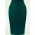Topvintage exclusive ~ Bella midi rok in bosgroen