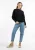 Dreimaster Sweatshirt takelage Dames zwart