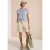 Shirt met boothals en strepen