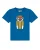 watabout.kids Shirt ‘Tiger Head’  royal blue/koningsblauw / olijfgroen / zwart / wit