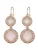 Lulu & Jane Oorbellen  rose-goud / rosa