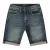 Cars regular waist short dark blue denim