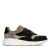 Manfield suède sneakers zwart/cheetaprint