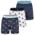 Happy Shorts Boxershorts  donkerblauw / wit