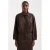 TOPSHOP jas met krijtstreep – donkerbruin