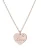 Orphelia ‘Liliana’ Dames 925 Sterling Zilveren Ketting met hanger – Roze ZK-7187/RG