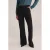 WE Fashion flared regular waist flared broek zwart