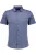 RAGMAN Softknit Overhemd Korte mouw blauw