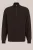 WE Fashion – Heren regular fit trui met quarter-zip – Regular fit – Donkerbruin – Katoen –