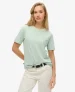 Superdry Vrouwen Essential T-shirt met Geborduurd Logo Groen