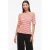 VILA gestreepte top rood
