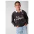 Shoeby fluwelen longsleeve met glitters – donkerbruin