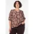 Zizzi top Plus Size met print – bruin