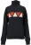 SOS Trui ‘Aboda’  donkerblauw / rood / offwhite