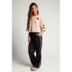 LOOXS 10sixteen rechtvallend gestreept T-shirt met sterren – ecru/rood