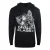 Cavalli Class zwarte hoodie met bloemenlogo