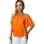 AX Paris Dames/Dames Ruffle Hem Bardot Top (Oranje)