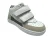 BunniesJR 225321-403 Jongens Lage Sneakers – Groen/Wit – Suède – Klittenband