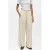 OBJECT wide leg high waist casual broek met linnen zand