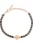 Breil Armband  rose-goud / zwart
