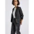Street One Dames Basic piqué blazer in Zwart