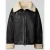 Jake*s Casual Relaxed fit jack met tweewegsritssluiting en imitatiebont