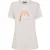 Head Dames-T-shirt met grafische print van Club Lara (Wit)