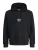 JACK & JONES Sweatshirt  zwart / wit
