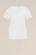 WE Fashion – Dames T-shirt met V-hals – Regular fit – Gebroken wit – Biologisch katoen –