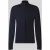 MCNEAL Slim fit gebreid jack van viscosemix met opstaande kraag