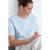Dames Katoenen Crew Neck T-Shirt