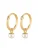 ELLI PREMIUM Oorbellen  goud / parelwit