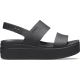 Dames sleehakken Crocs brooklyn low wedge