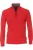 Redmond Half-Zip Sweater rood, Effen