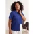 Trendyol Curve Dames Donkerblauw Effen Kort Getailleerd Grote maten Blouses