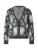 ONLY Gebreid vest ‘ONLEDELIE’  lichtgrijs / donkergrijs / wit