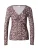 VILA Shirt ‘VILeoa’  nude / bruin / zwart