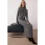 Dames platte maxi lange casual/casual shift hijabjurk