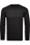 RAGMAN Longsleeve zwart, Effen