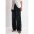 Mango straight high waist broek petrol