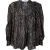 IRO Paris Artya Blouse In Black/beige