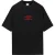 Umbro Heren Iconisch Boxy T-shirt (Zwarte/Chili peper)