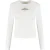 Malelions Women College Longsleeve Top | White