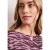 Street One Dames 3/4-mouwen blouse met ronde hals in chiffon in Roze