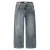 NAME IT KIDS NKFROSE wide leg ripped jeans met slijtage – mediumblauw