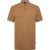 Boss Herenpolo van katoen met geborduurd Pallas-logo (Donker Beige)