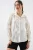 Oversized gestreepte blouse met knopen