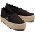 TOMS Valencia 100% Katoen Zwarte Damesspadrilles