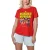 Wonder Woman T-shirt ‘Women/Ladies Through The Years’ (Rood)