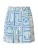 OBJECT Bandplooibroek ‘OBJVima’  blauw / offwhite